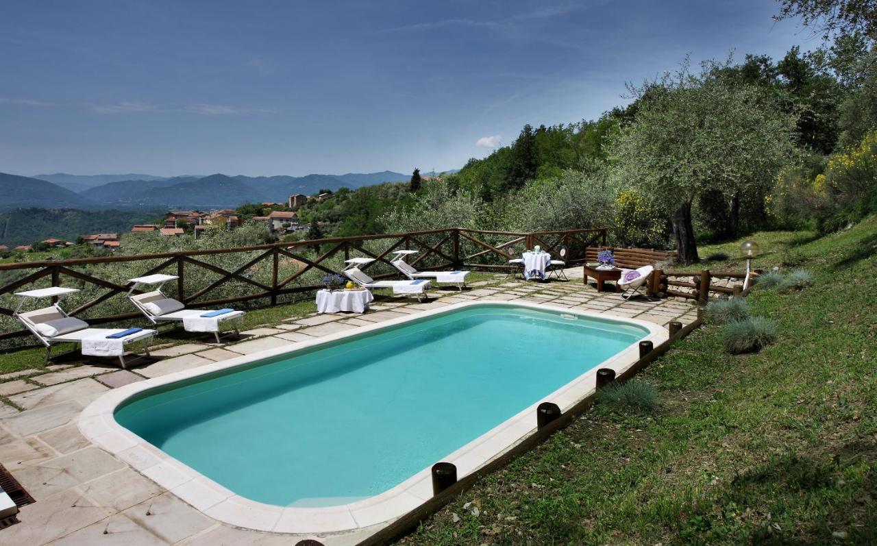 Villa Belli - Luxury Villa With Saltwater Swimmingpool Agnino Eksteriør billede